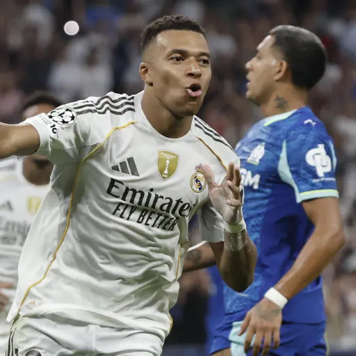 Kylian Mbappé llegó a los 50 goles con el Real Madrid 