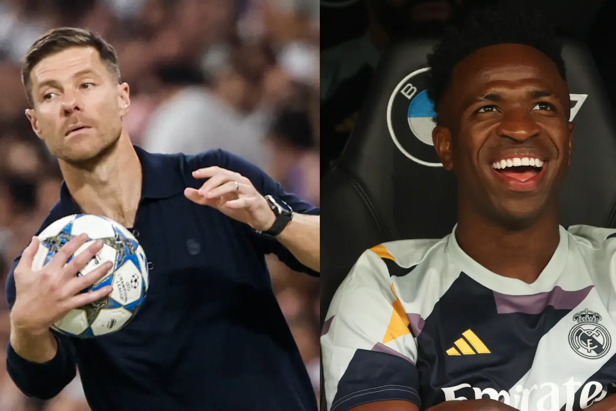 Xabi Alonso se refiere a la no titularidad de Vinícius Jr. 
