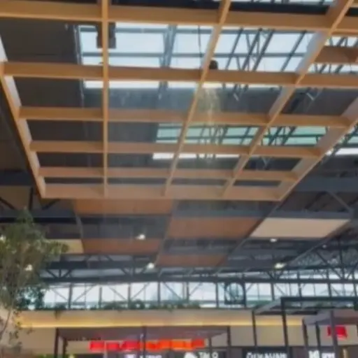 Los usuarios criticaron la mala calidad del techo en la plaza comercial. ,Redes sociales.