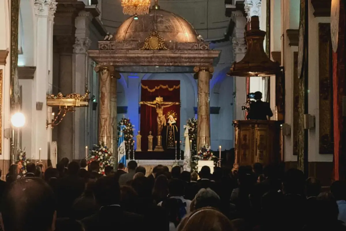 Cantos de agradecimiento se entonaron dentro de Catedral Metropolitana., Yuli Pérez.