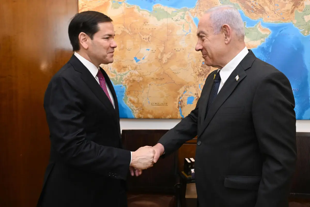 Rubio y Netanyahu tuvieron un encuentro previo a realizar una reuda de prensa., Gobierno de Israel / EFE