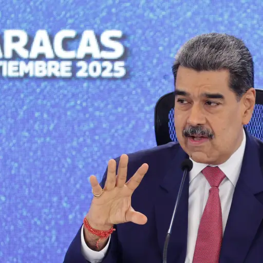 El presidente de Venezuela, Nicolás Maduro, habla en una rueda de prensa este lunes en Caracas (Venezuela) , EFE/Miguel Gutierrez