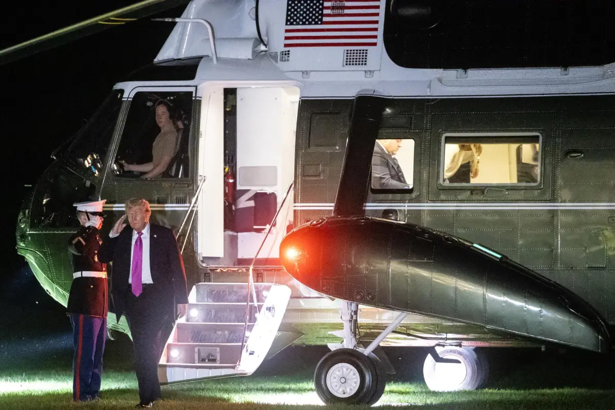 El presidente de EE.UU., Donald Trump, se encargó de dar el anuncio.,  EFE/Francis Chung