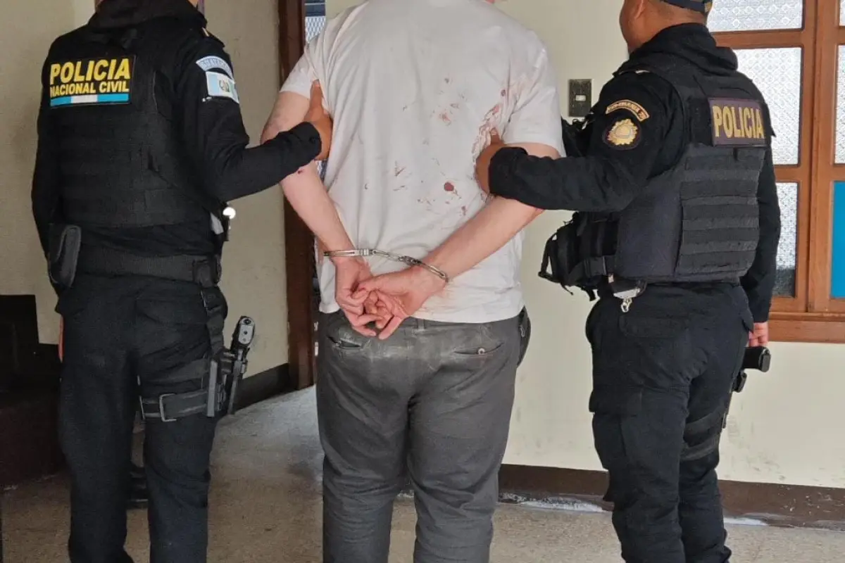 El ciudadano británico fue detenido por las fuerzas de seguridad guatemaltecas., PNC
