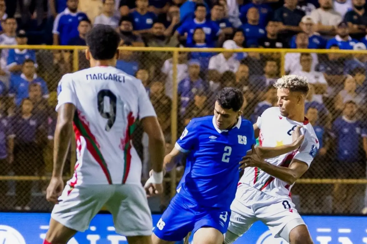 Jugada entre El Salvador y Surinam del pasado lunes 