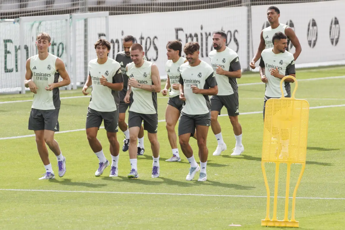 Cierre de trabajo de Real Madrid de cara al duelo ante Real Sociedad 