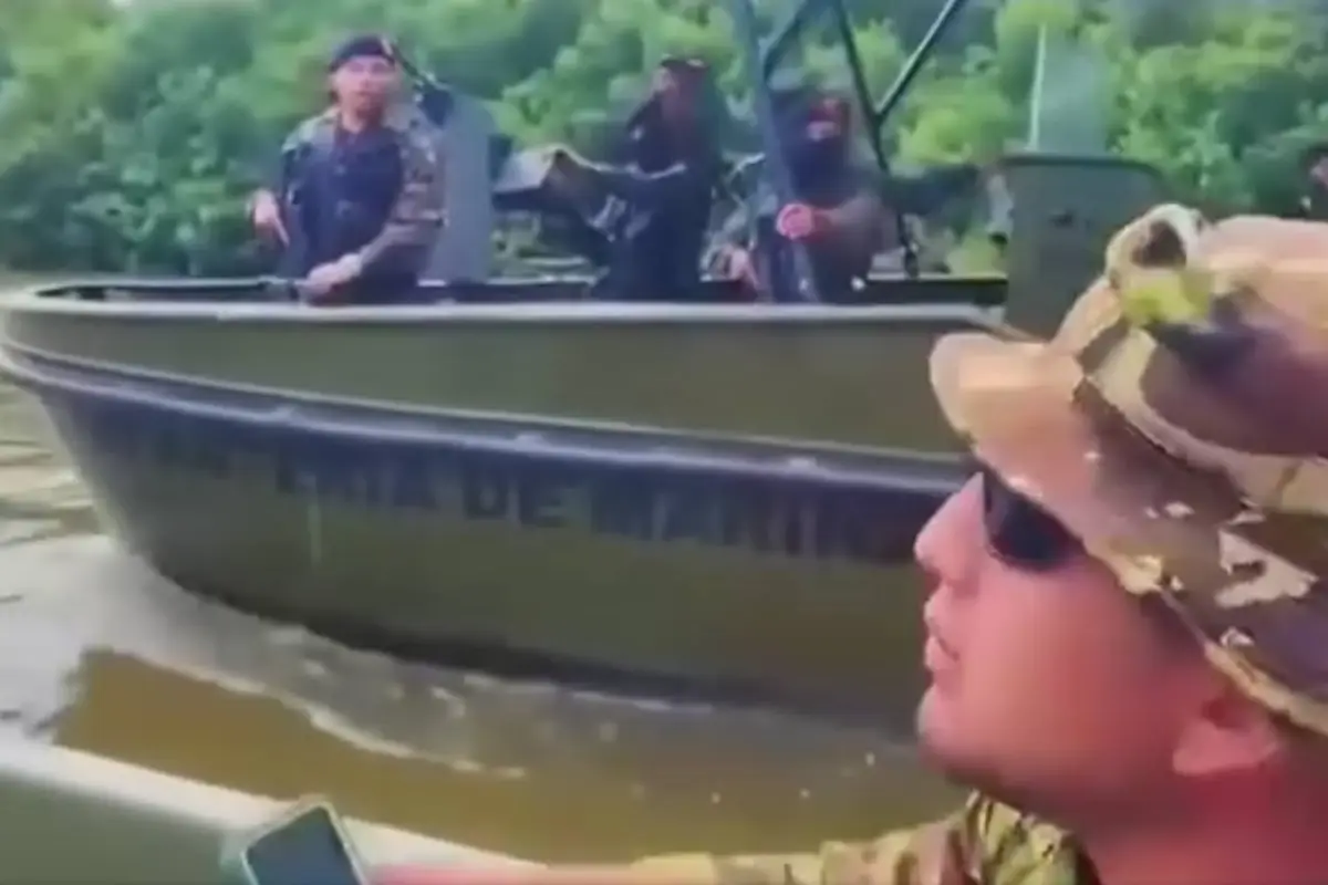 Guatemala y Belice acuerdan diálogo tras incidente en Sarstoon., Captura de pantalla video Facebook.