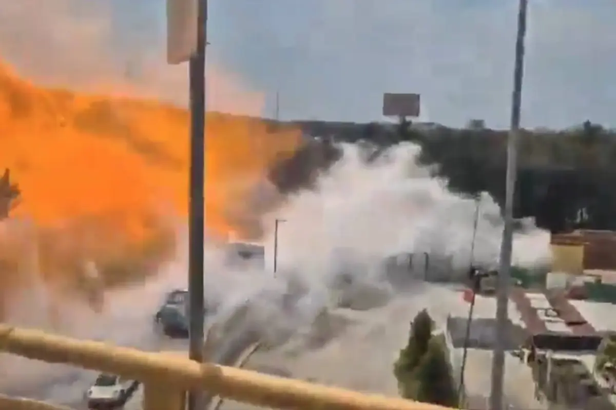 Explosión en Ciudad de México, Captura de pantalla