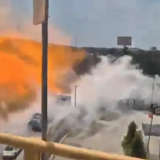 Explosión en Ciudad de México ,Captura de pantalla