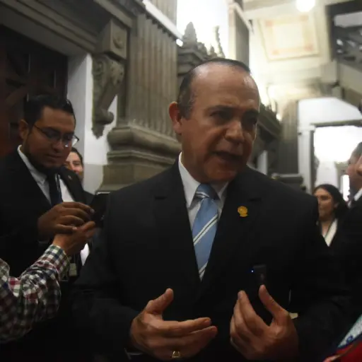 El PDH, José Alejandro Córdova, acudió al Congreso para la Sesión Solemne por el festejo de los 204 años de Independencia.  ,Omar Solís.