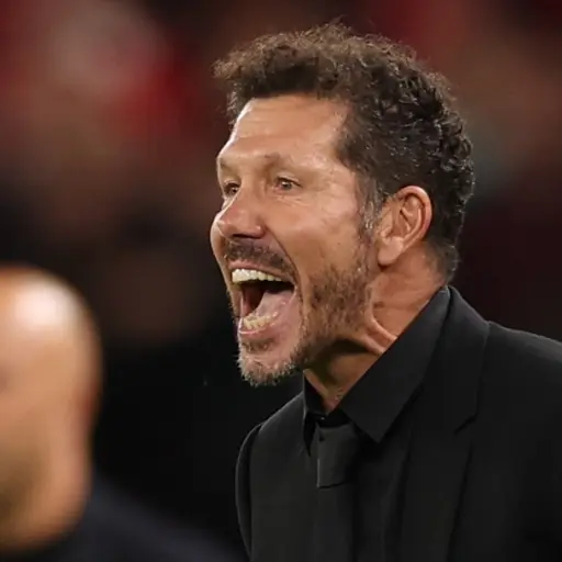 Diego Simeone resultó expulsado del partido Liverpool-Atlético Madrid 