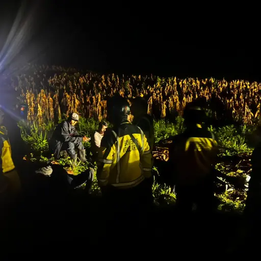 En esta área fue hallado el cuerpo de la mujer arrastrada por el río en Escuintla. ,Bomberos Voluntarios