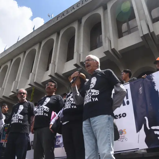 Un plantón para exigir la liberación del periodista José Rubén Zamora. ,Omar Solís/Emisoras Unidas