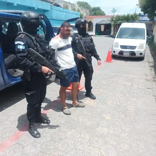 La captura se realizó en Los Amates, Izabal. ,Foto MP