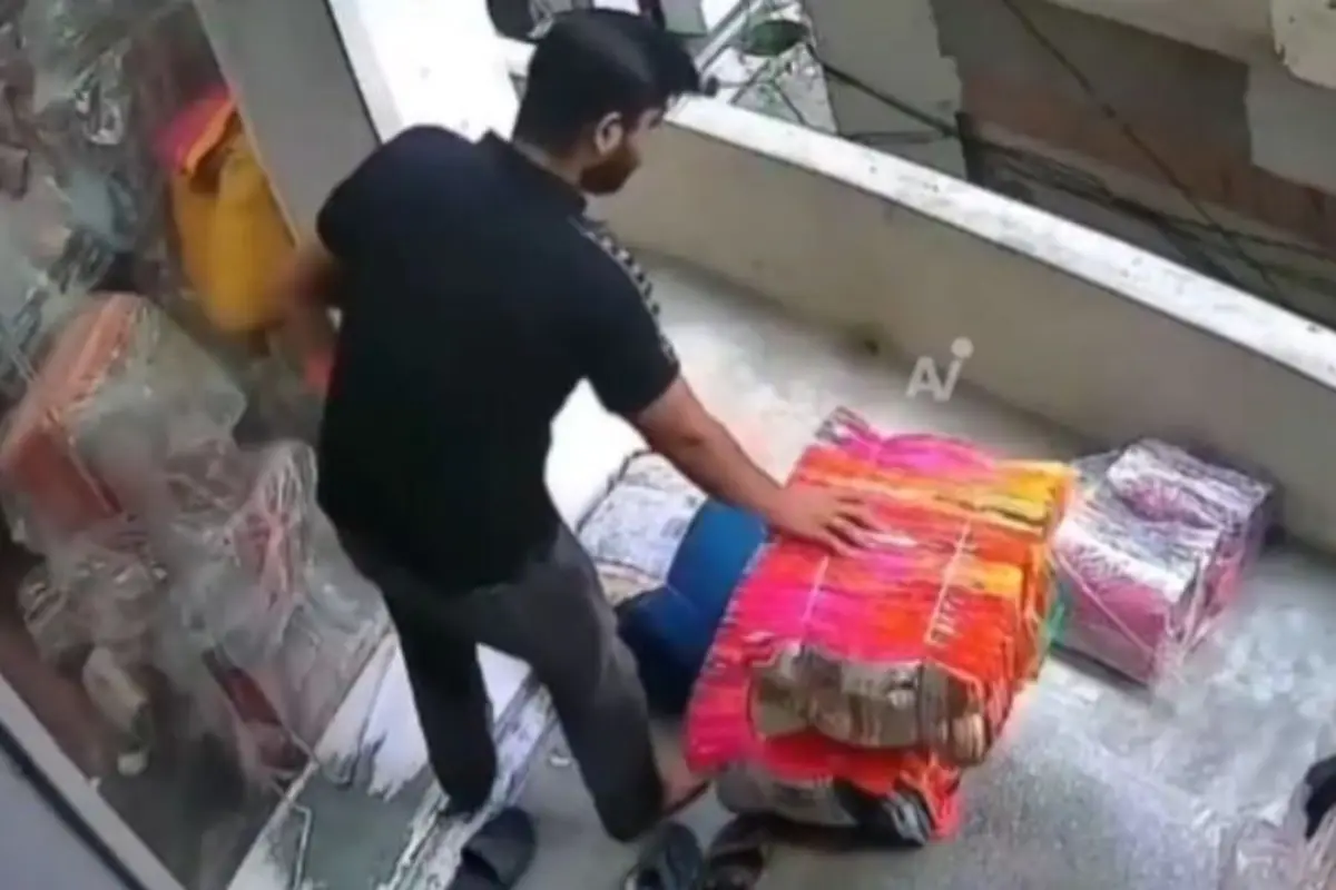 Trabajador sufre fatal accidente. , Captura de pantalla video X.