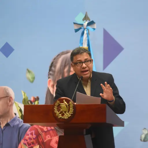 Carlos Mendoza, titular de Segeplan, brinda detalles sobre la 24ª Feria Nacional de Becas. ,Omar Solís/Emisoras Unidas