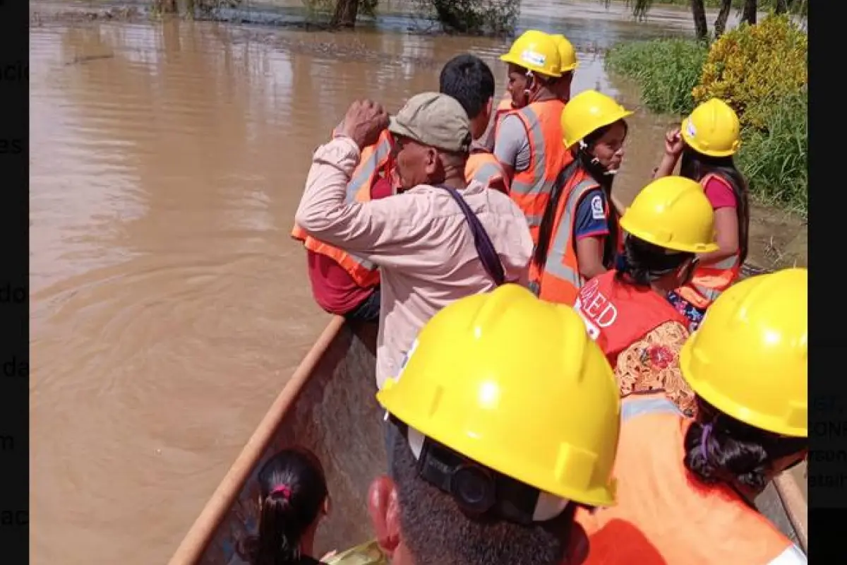 Área de inundaciones en Alta Verapaz., Conred