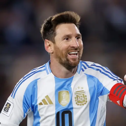 Lionel Messi durante su último partido eliminatorio jugado en Argentina 
