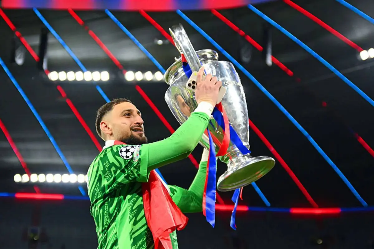 Gianluigi Donnarumma fue campeón de la Champions con el PSG - Manchester City