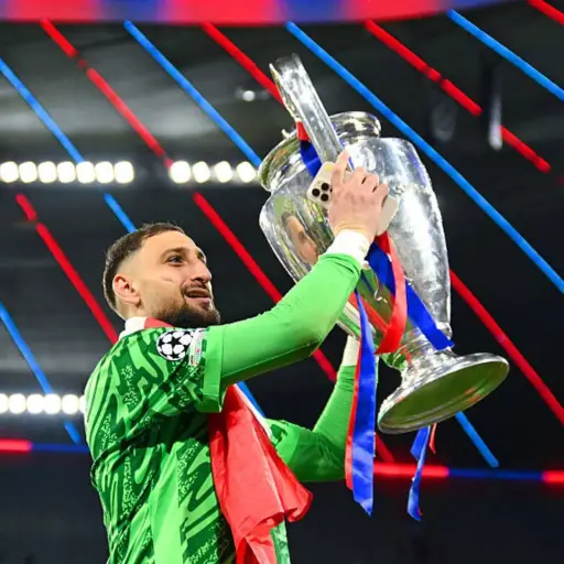 Gianluigi Donnarumma fue campeón de la Champions con el PSG - Manchester City