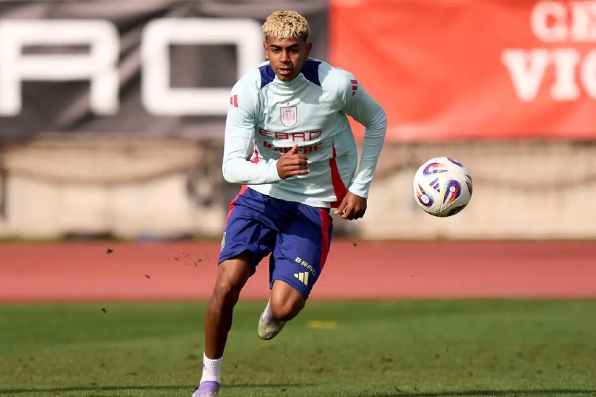 Lamine Yamal está concentrado con la Selección de España 