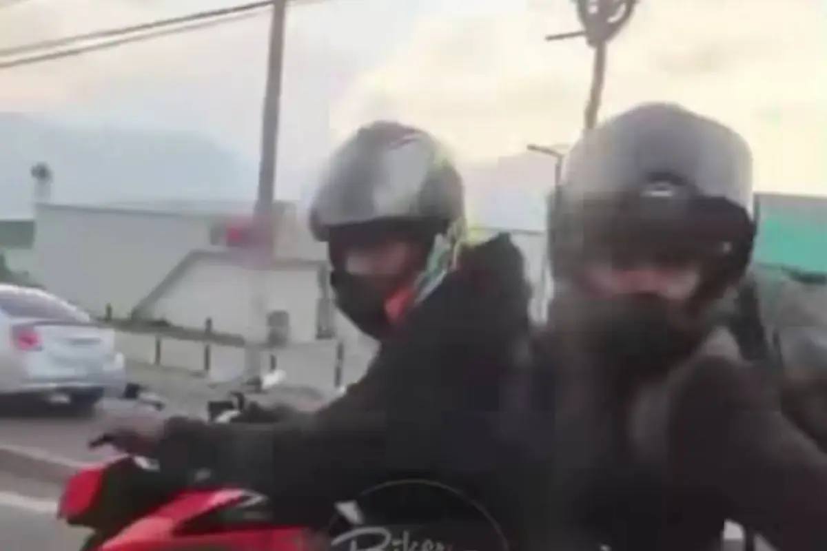 Robamotos captados. , Captura de pantalla video X.