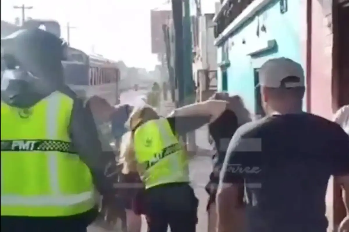 Escándalo en Villa Nueva., Captura de pantalla video X.