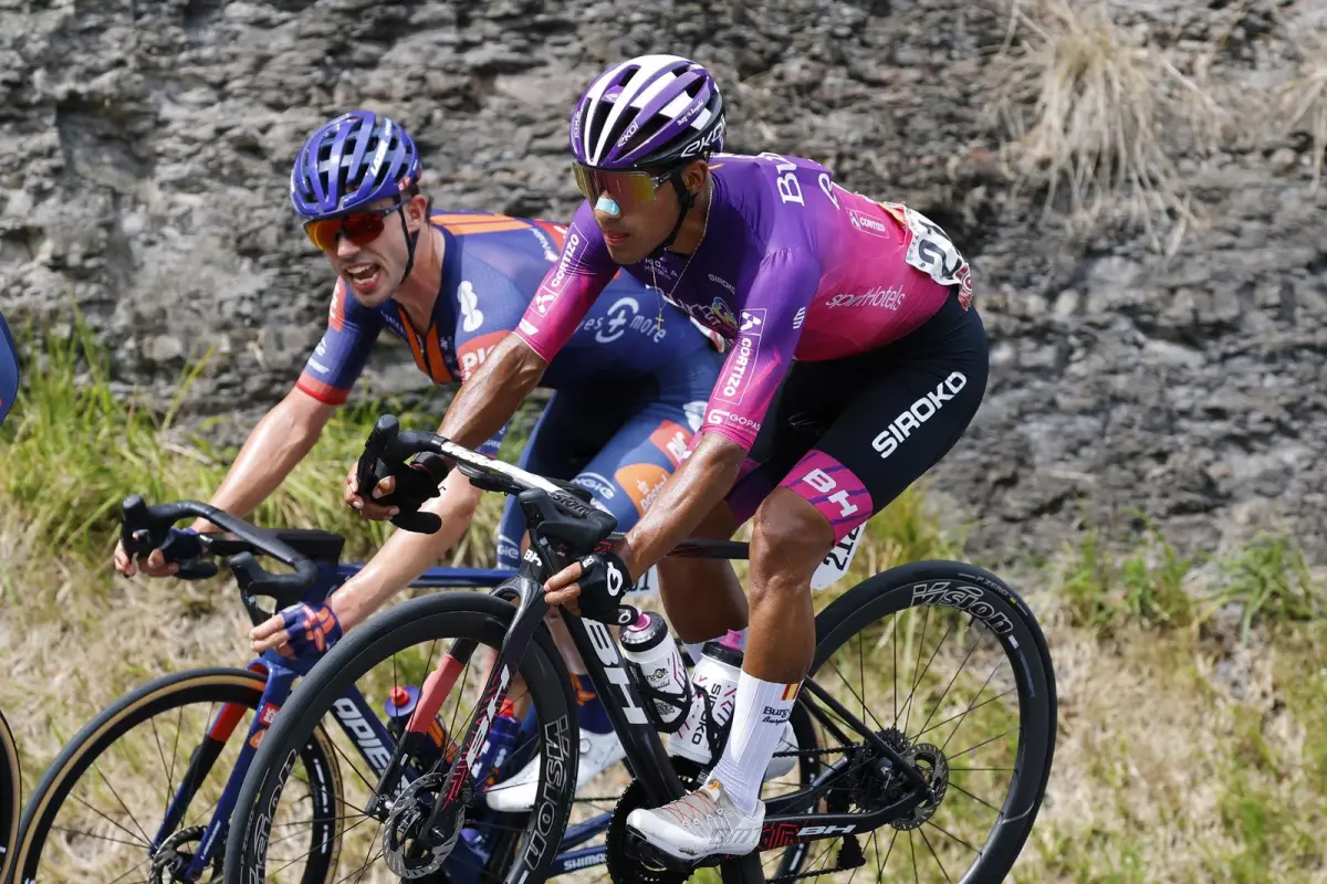 Sergio Chumil en la etapa 11 de la Vuelta a España - Burgos BH