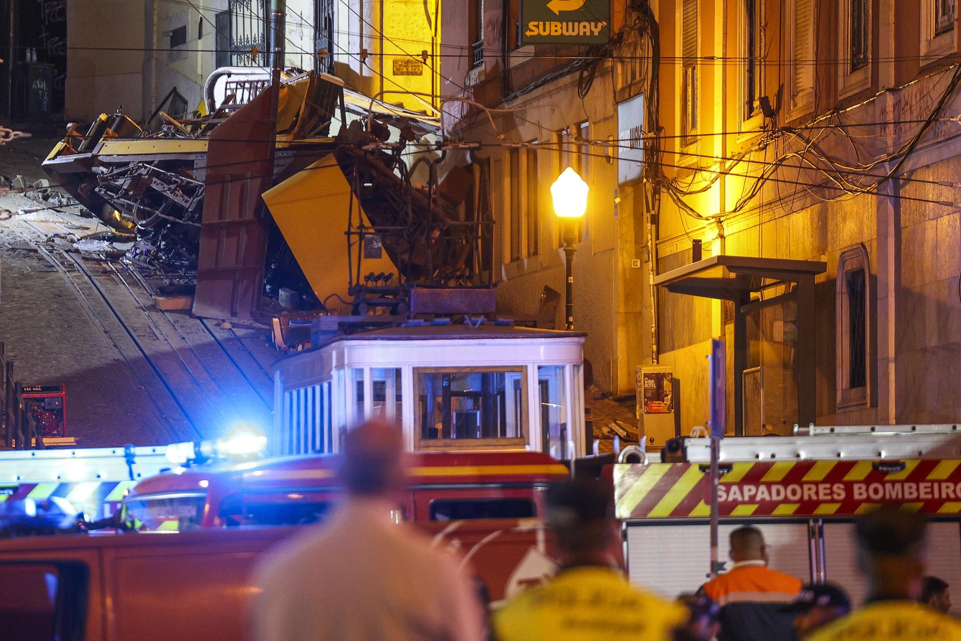 Descarrila el Elevador da Glória en Lisboa / EFE
