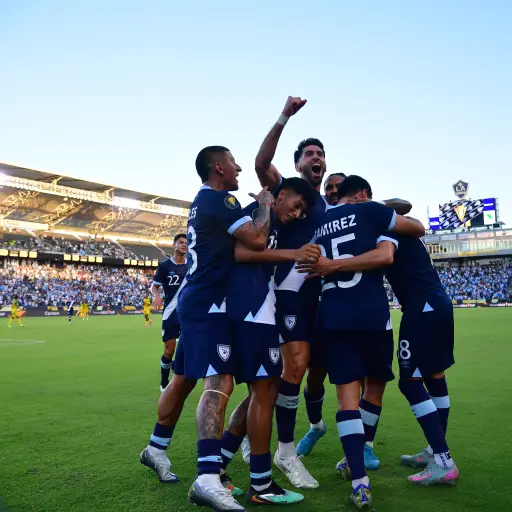 Celebración de Guatemala en la Copa Oro 2025 - Concacaf