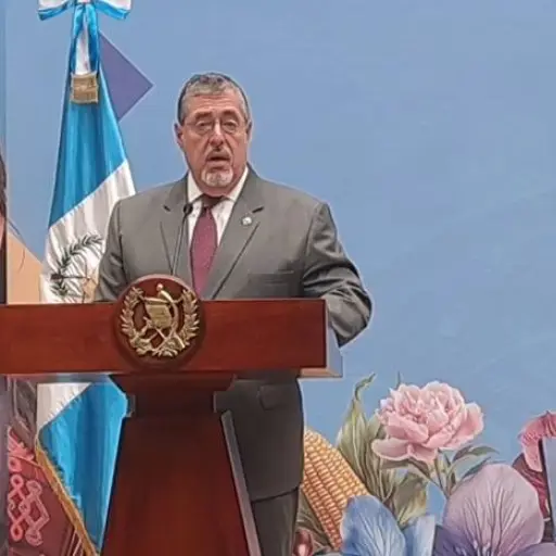 El presidente Arévalo en la presentación del presupuesto 2026. ,Omar Solís/Emisoras Unidas