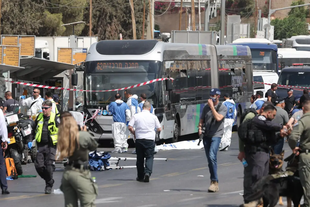 Atentado en parada de bus en Jerusalén, EFE