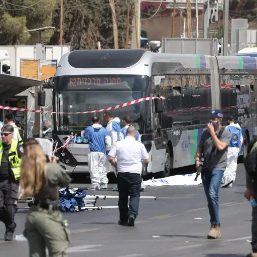 Atentado en parada de bus en Jerusalén ,EFE