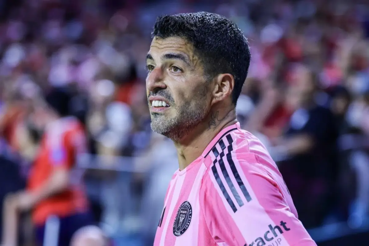 Luis Suárez recibe otra sanción por su escupitajo en Leagues Cup 