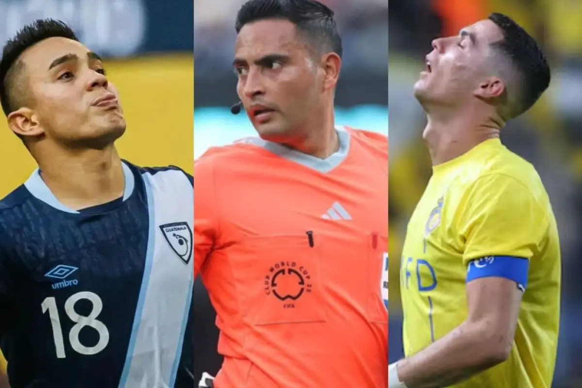 El árbitro que encendió a Guatemala y discutió con Cristiano Ronaldo., Especial.