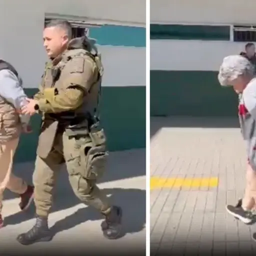 Detienen a pareja de abuelitos. ,Redes sociales.