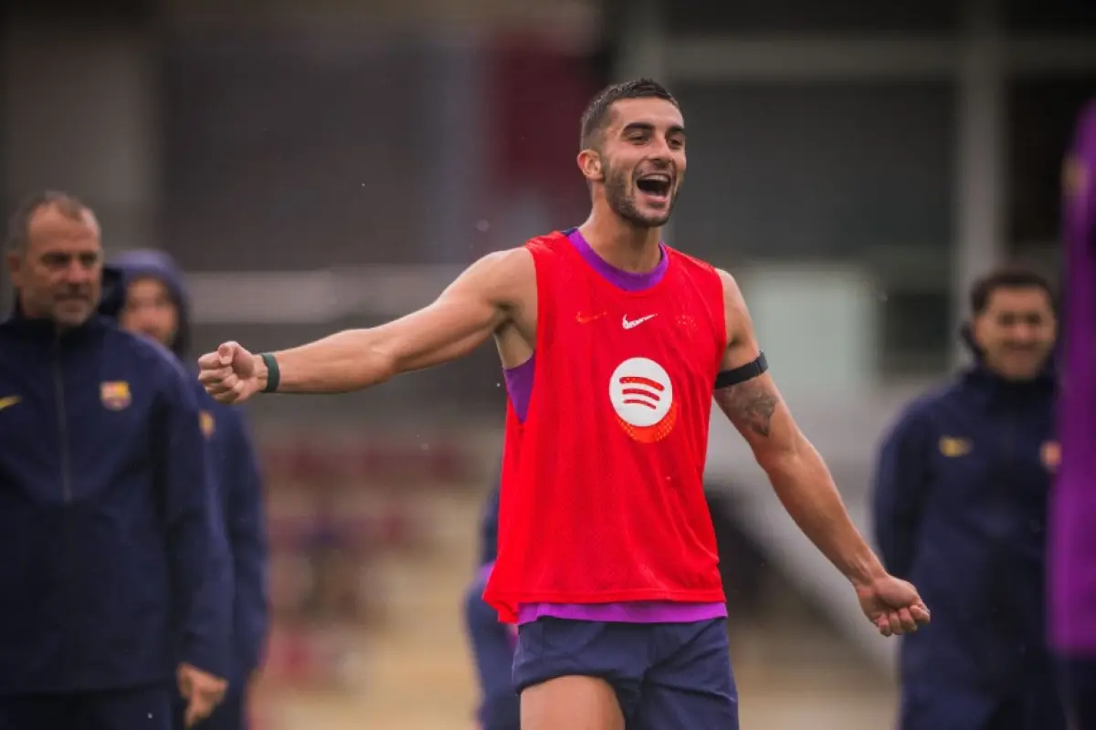 Entrenamiento de Barcelona con Hansi Flick al mando