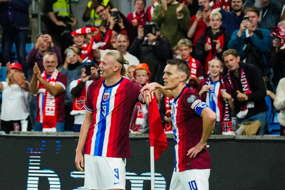 Erling Haaland marca cinco goles a Moldavia en el camino al Mundial 2026