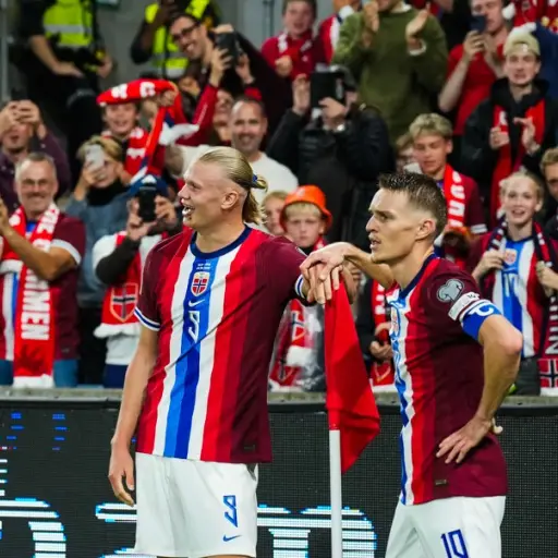 Erling Haaland marca cinco goles a Moldavia en el camino al Mundial 2026