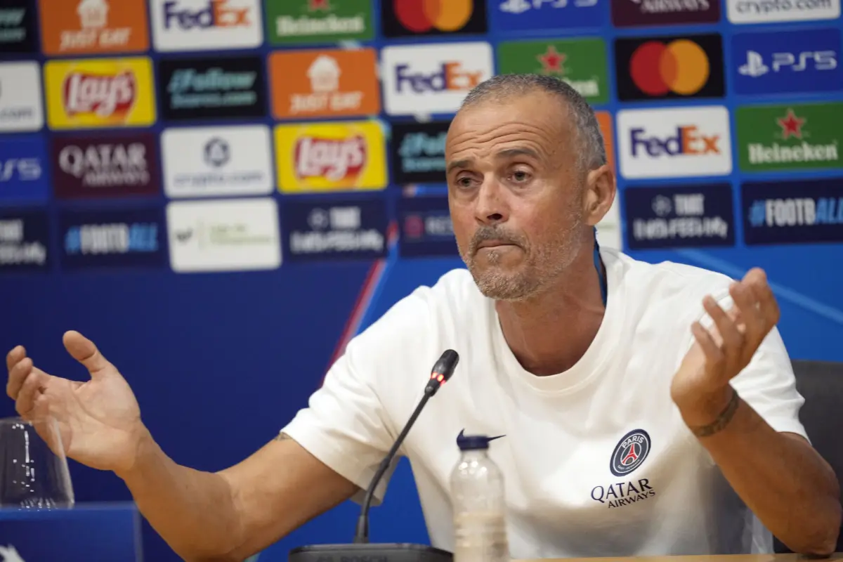 Luis Enrique, técnico del PSG, previo al duelo ante Barcelona 