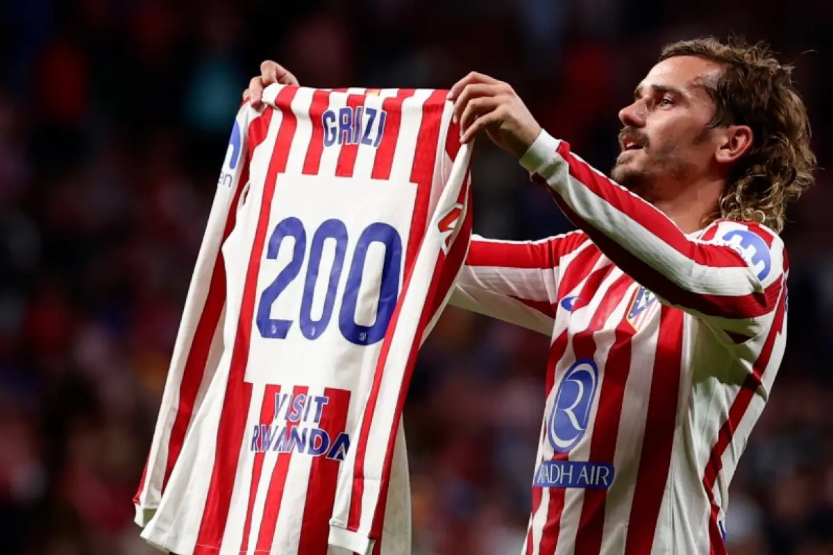 Antoine Griezmann alcanzó los 200 goles con el Atlético Madrid 