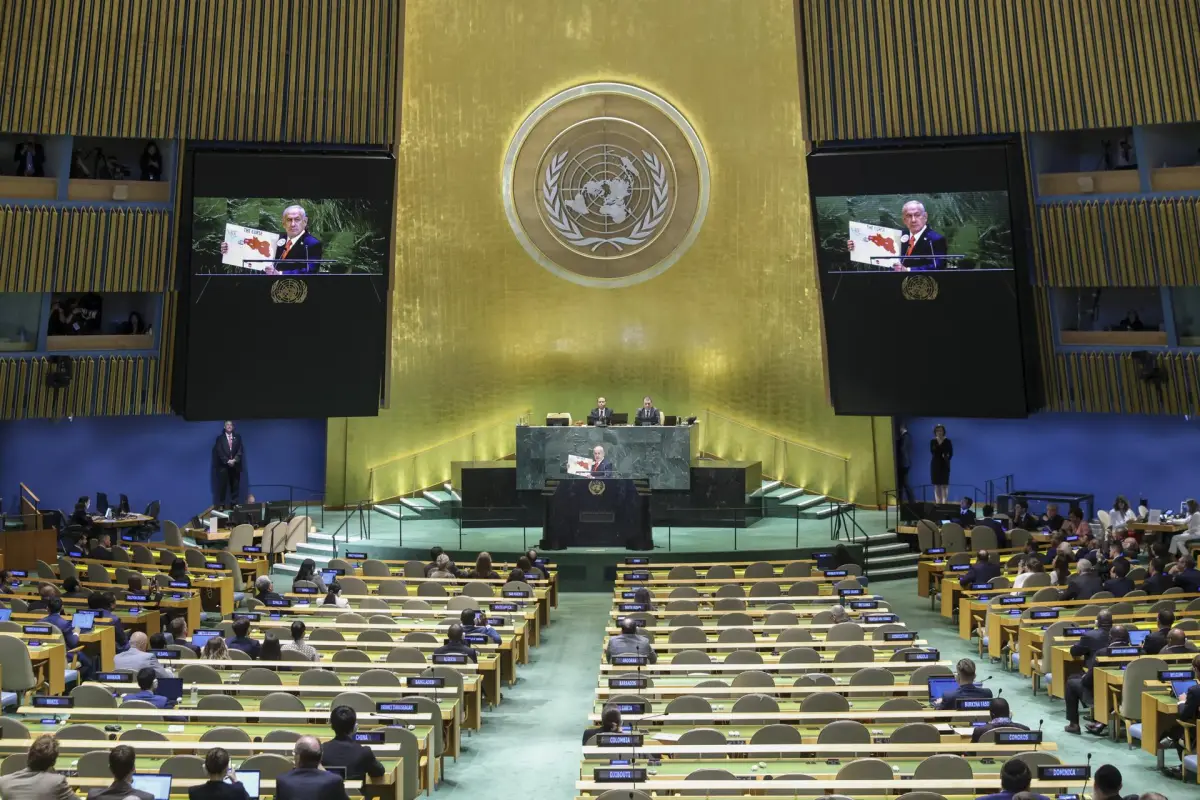 Discurso de Benjamín Netanyahu en la ONU, EFE