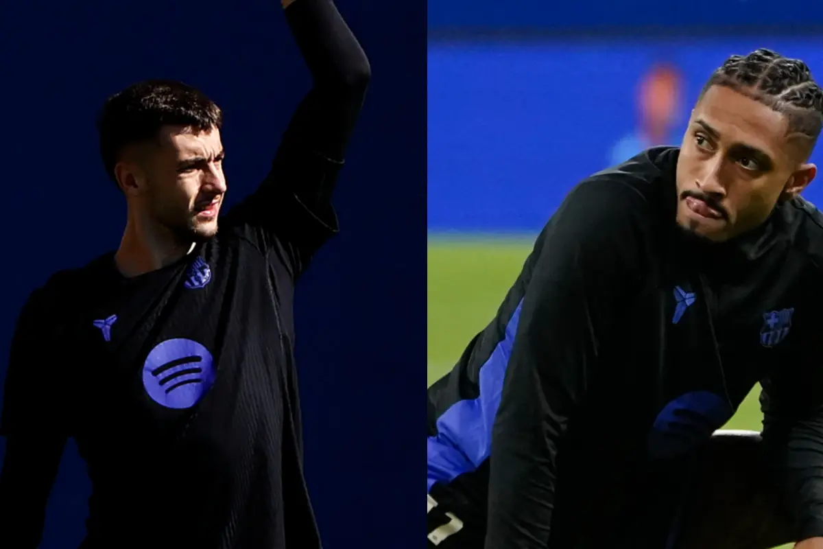 Joan García y Raphinha bajas por lesión en Barcelona