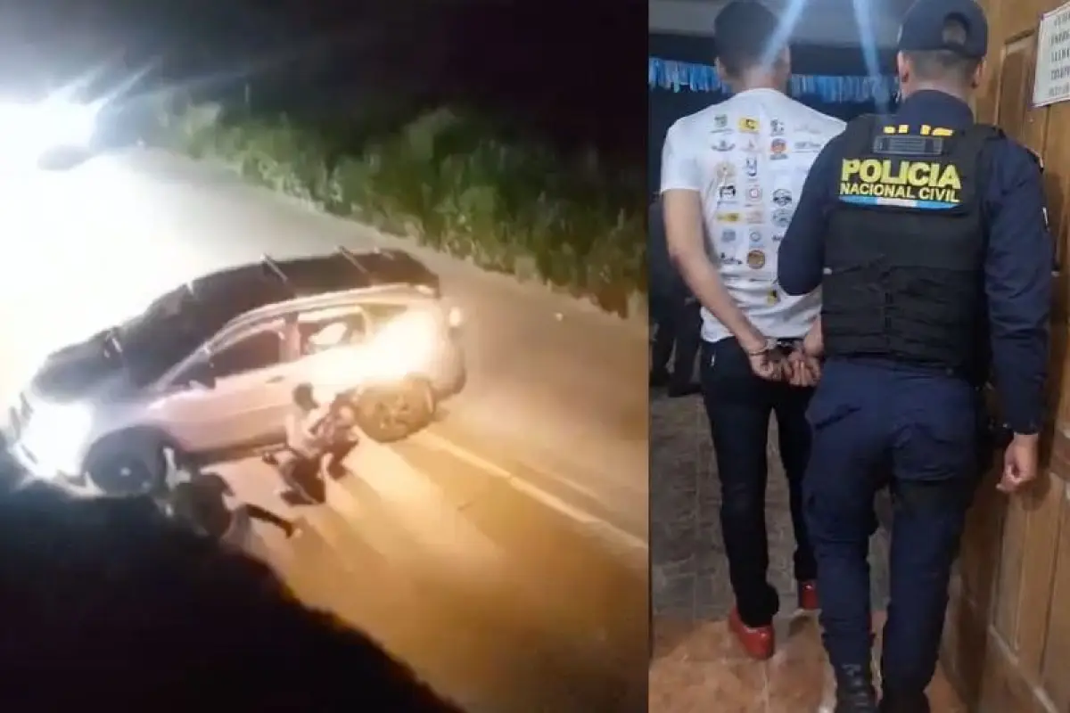 Un hombre que fue captado dispando fue detenido por la Policía., Captura de pantalla