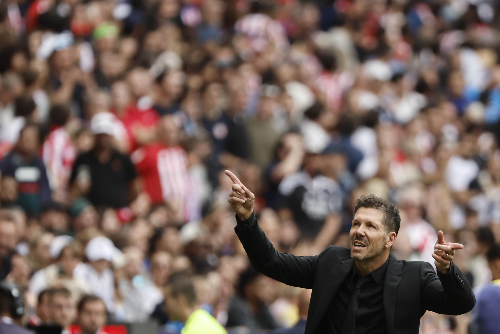 Diego Simeone, técnico del Atlético de Madrid / Agencia EFE
