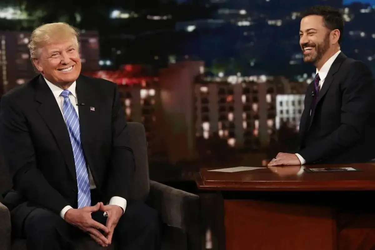 Trump y Kimmel, Instagram