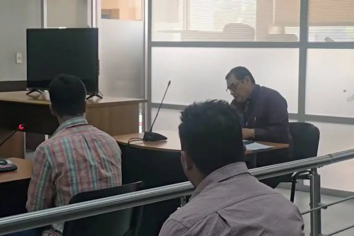 En la audiencia se les notificó los motivos de detención a los implicados en el ataque contra la PNC., Ángel Oliva/EU