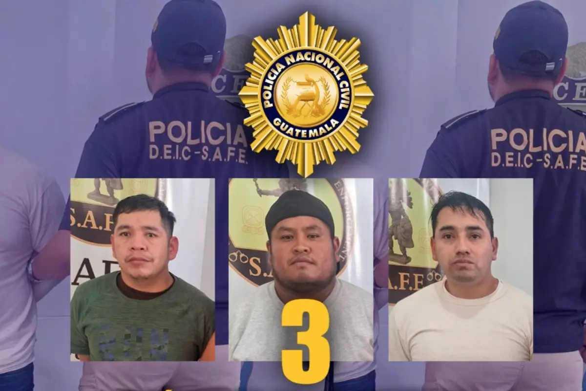 Tres guatemaltecos fueron detenidos tras ser retornados de EE.UU., Captura de pantalla