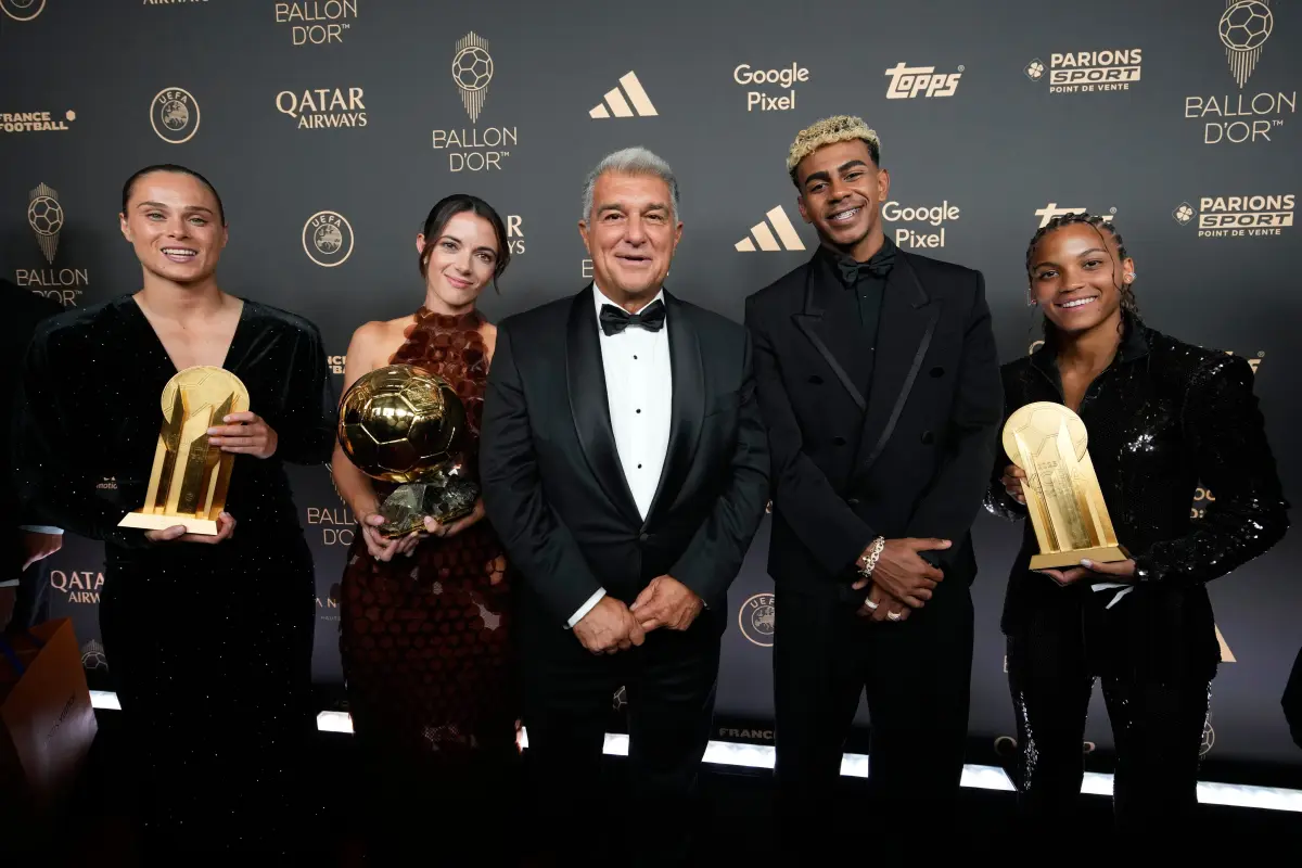 El Barcelona terminó con tres premios individuales para sus jugadores 