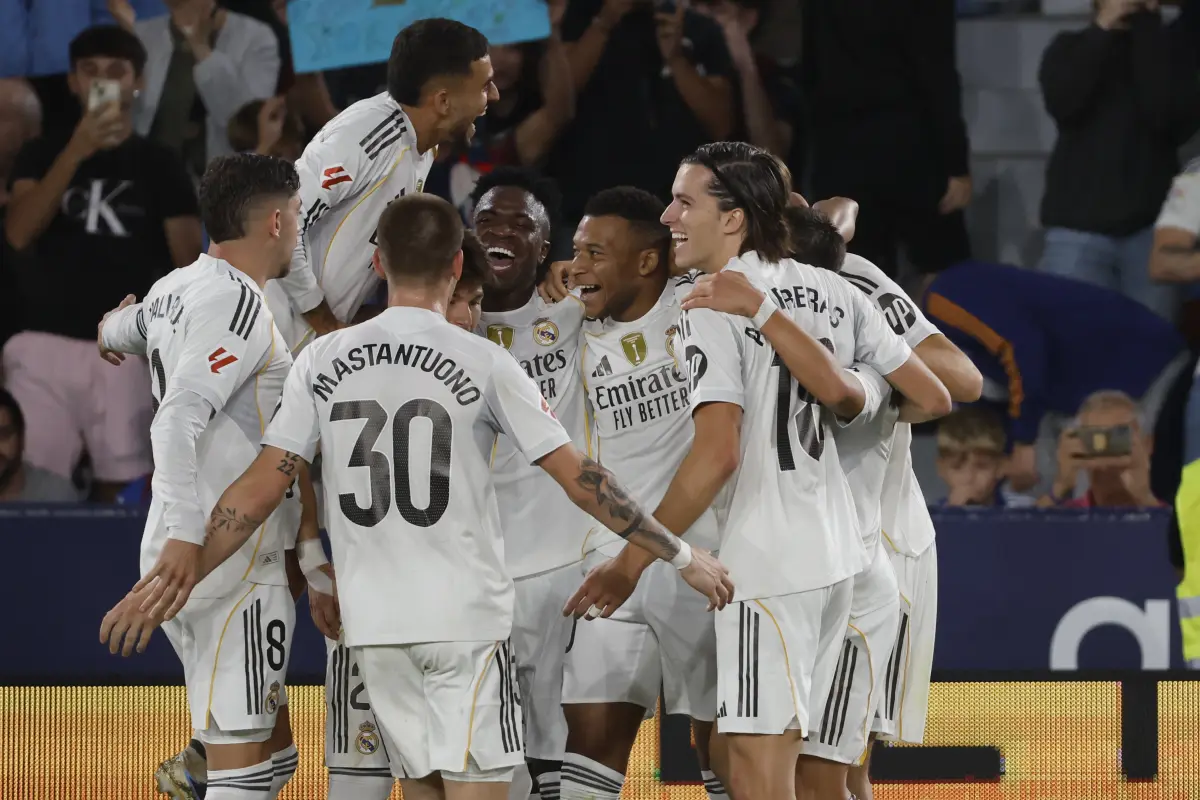 Kylian Mbappé fue la figura del Real Madrid al hacer un doblete de goles 